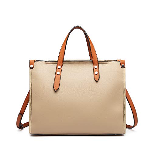 Miss Lulu Bolso de Mano Elegante 2Piezas Conjunto Cartera para Mujer Bolso de Hombro Sintético Piel …