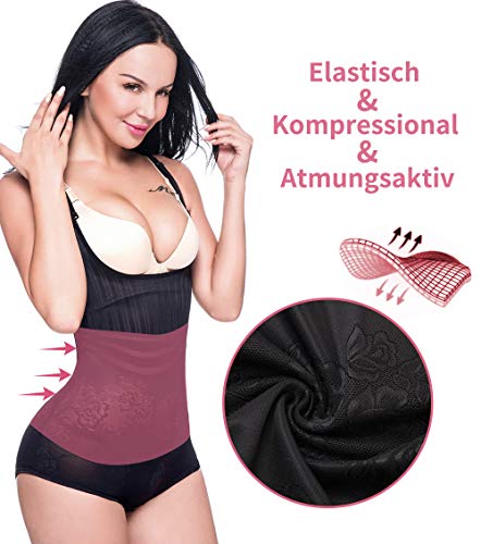 MISS MOLY Body Reductor|Mujer Shapewear Modeladora Faja Reductora Adelgazantes Bodysuit de Cintura Shaper