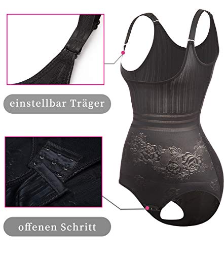 MISS MOLY Body Reductor|Mujer Shapewear Modeladora Faja Reductora Adelgazantes Bodysuit de Cintura Shaper
