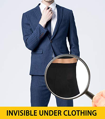 MISS MOLY Calzoncillos Moldeador Hombre Faja Reductora Pantalones Adelgazante Abdomen Shapewear de Cintura Alta Ropa Interior Slimming Shorts Boxer Body Shaper Transpirable