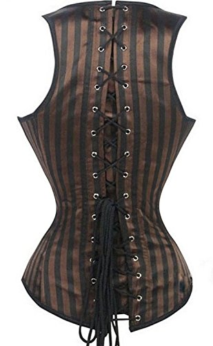 MISS MOLY Dama Burlesque gótico Bustier corsé con G-String