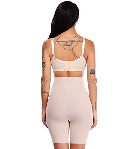 MISS MOLY Moldeadora Braga Faja Reductora Adelgazante Seamless Braguita Cintura Alta Abdomen Sin Costuras Panty Shapewear Shaping Push up Butt Lifter Pantalón Invisible Body Shaper Lenceria para Mujer