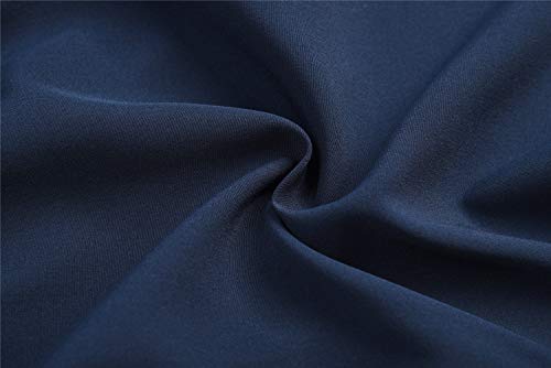 MISS MOLY Mujer Mono Elegante Cortos Verano Fuera del Hombro Casual Pantalones Ropa Vestir Cintura Alta Vendaje Ajustado Sexy Trajes Azul Medium