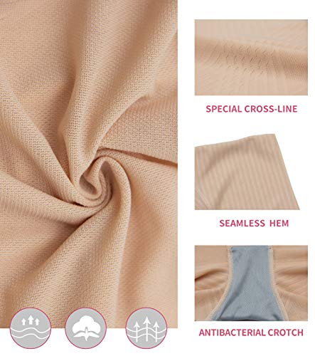 MISS MOLY Pantalones Moldeadora Braga Shapewear Sin Costuras Faja Reductora Adelgazante Braguita Cintura Alta Shaping Panty Butt Lifter Pantalón Elástico Invisible Body Shaper Lenceria para Mujer