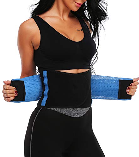 MISS MOLY Waist Shaper|Adelgazante Waist Trainer Training Corset Deportivo Shaper Moldeadora Faja Reductora Cintura Corsé Slimming Belt Negro/Rojo/Azul/Naranja