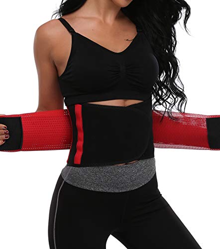 MISS MOLY Waist Shaper|Adelgazante Waist Trainer Training Corset Deportivo Shaper Moldeadora Faja Reductora Cintura Corsé Slimming Belt Negro/Rojo/Azul/Naranja