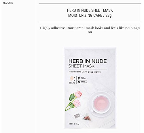 Missha - Mascarilla Hidratante - Extracto de Rosa - Herb in Nude