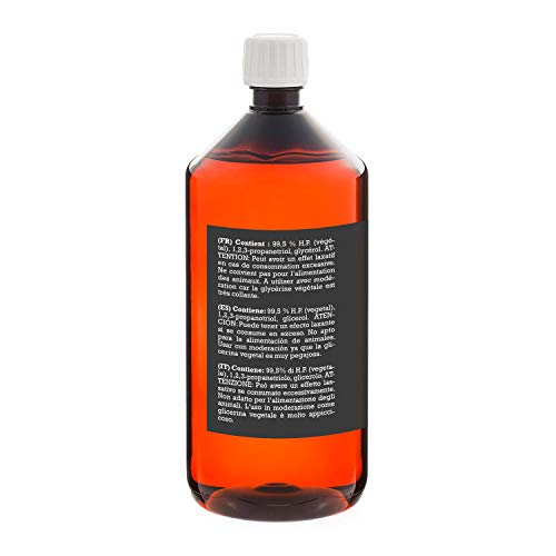 mituso Glicerina Mituso 99,5%, Puramente Vegetal, 1 Paquete (1X 1000Ml) 1000 ml