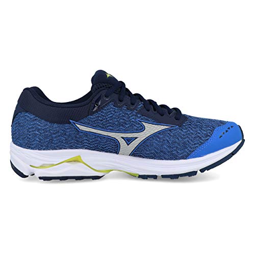 Mizuno Wave Rider TT Neutralschuh Herren-Blau, Dunkelblau, Zapatillas de Running Calzado Neutro para Hombre, Bleu Blanc, 43 EU