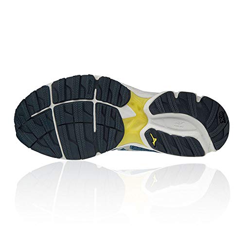 Mizuno Wave Rider TT Neutralschuh Herren-Blau, Dunkelblau, Zapatillas de Running Calzado Neutro para Hombre, Bleu Blanc, 43 EU