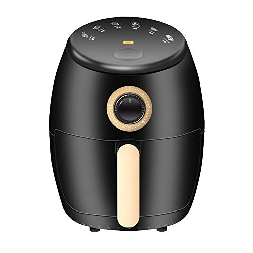 MKIU Multifuncional freidora Aire, hogar de Gran Capacidad sin Humo de la freidora eléctrica, con la Doble función de Control de Perilla, Cacerola Antiadherente, por Baja en Grasa de Cocina,4.5L