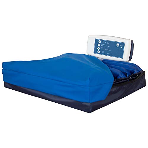 Mobiclinic, ARES, Cojín antiescaras de aire, Cojín ortopédico antiescaras, Alternancia de celdas, con compresor, Regulable