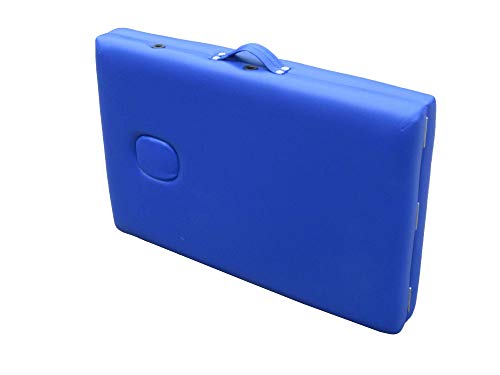 Mobiclinic, Light, Camilla Fisioterapia Plegable, Reposacabezas, Aluminio y polipiel, 186x60 cm, Portátil, Azul