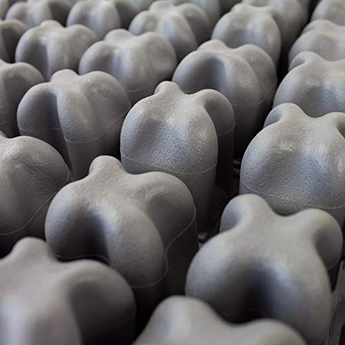 Mobiclinic Q-AIR, Cojín antiescaras para silla de ruedas, Prevención de llagas en la piel, Se adapta al cuerpo, Facilita la circulación sanguínea, 1 válvula, 45x40x6 cm