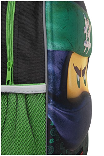 Mochila 3D Lego Ninjago Green Ninja para Niños Escuela Viaje