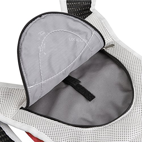 Mochila Ciclismo Impermeable Mujer 14L Bicicleta Bolso Ligero Ciclismo Accesorios  Mochilas MTB Hombre Para Esqui Senderismo Trekking Viaje Correr Caminar Camping Trotar Corriendo Deporte,Rojo