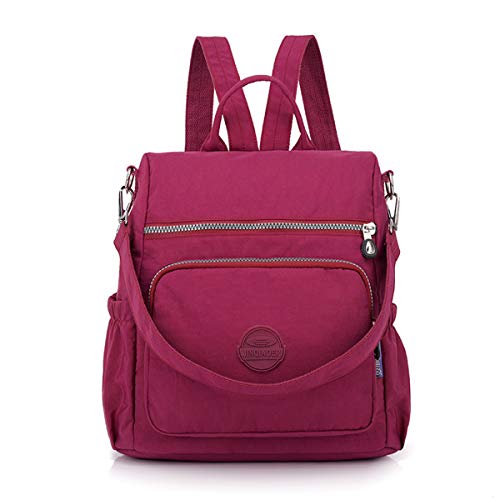 Mochila de Mujer, JOSEKO Bolsos para Mujer Multi-función Anti-Robo Mochila Impermeable de Nylon Bandolera Doble Bolsos de Hombro Doble para Las Mujeres de la muchedumbre