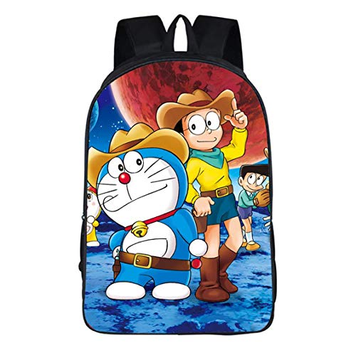 Mochila Doraemon,Mochilas Escolares para Niños,Linda Mochila De Anime,Mochila Escolar,Mochila De Personaje De Dibujos Animados,Niños Y Niñas   Grados 1-6,7-12 Años,Ligereza,C9,42 * 29 * 16CM