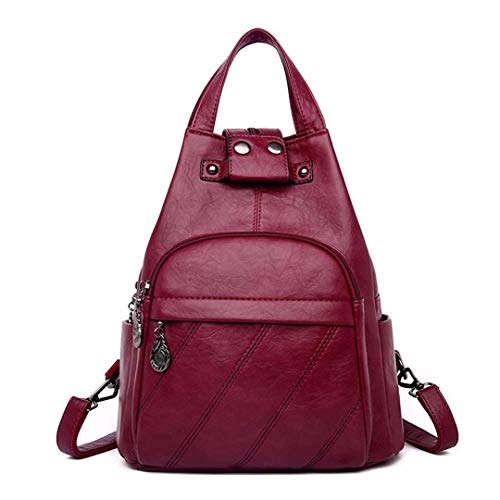 Mochila para Mujer Mochila Femenina Mochila de Viaje Sólido Mochilas Famosas Dark Blue