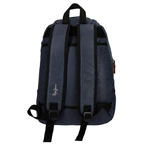 Mochila para portátil 15,6" dos compartimentos Pepe Jeans Max azul