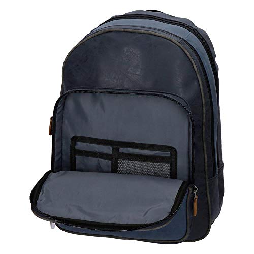 Mochila para portátil 15,6" dos compartimentos Pepe Jeans Max azul