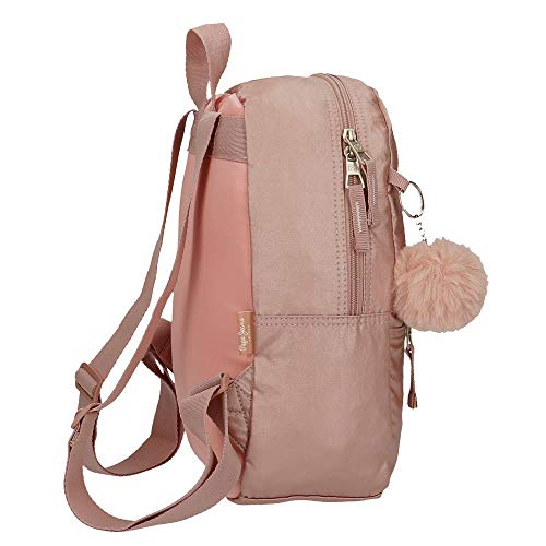 Mochila Pequeña Pepe Jeans Celia, Rosa, 25 x 32 x 12 cm