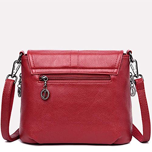 Mochilas CMZ, Bolsos de Mujer, señoras de Mediana Edad, Bolsos de Hombro, Simples y de Moda, Bolso de Mensajero con borlas