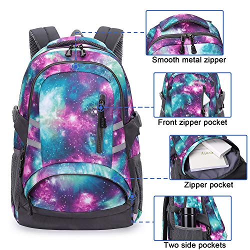 Mochilas Escolares Juveniles, Mochila PortáTil para NiñOs NiñAs se Adapta a 15.6 Pulgadas PortáTil Unisex Ligera 30L Mochila Universitaria con Puerto USB para Mujeres Hombres