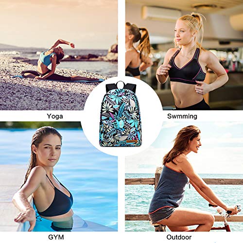 Mochilas Mujer Casual Bolsa Impermeable Mochila Juveniles Niñas Chicas, Mochilas Escolares Juveniles Deporte Playa Viaje Compras Bolsa Escolar, Mochilas Escolares, Mochila Mujer - EZONTEQ