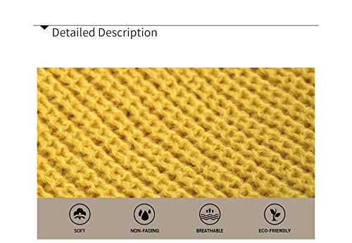 Moda Gorro de Invierno de Punto de Costilla con puños de melón Sombrero de Calavera sólida Gorro de esquí para Hombre Gorro de Lana para Mujer Gorro cálido Gorras -9