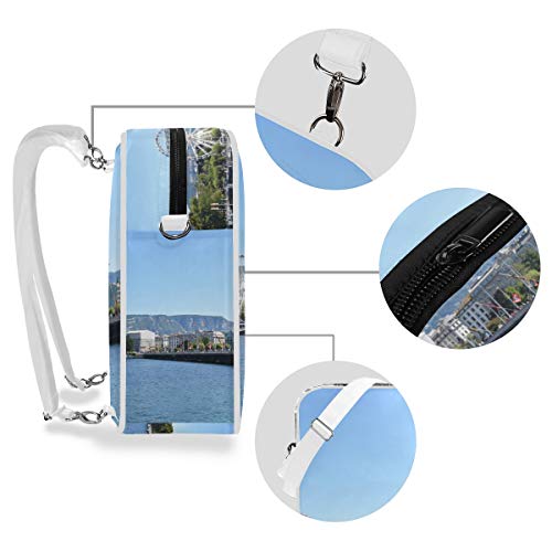 Moda Mochila Monedero Bolso de día con Estilo Bolso Elegante para Mujeres niñas Ginebra Ver