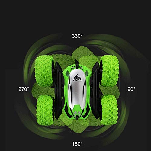 Modelo de coche de niño de rotación Rc Car One-click Deformación control remoto de coches de 360 ​​° Giros tirones eléctrico Mini Racing Vehículo de 2,4 GHz de doble cara Pequeño giratoria exclusiva d
