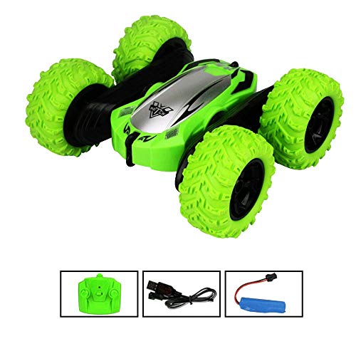 Modelo de coche de niño de rotación Rc Car One-click Deformación control remoto de coches de 360 ​​° Giros tirones eléctrico Mini Racing Vehículo de 2,4 GHz de doble cara Pequeño giratoria exclusiva d