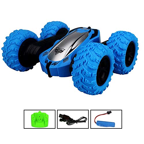 Modelo de coche de niño de rotación Rc Car One-click Deformación control remoto de coches de 360 ​​° Giros tirones eléctrico Mini Racing Vehículo de 2,4 GHz de doble cara Pequeño giratoria exclusiva d