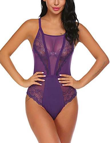 Modfine Femenina Conjunto de Lencería Sexy Conjunto de Lencería Erótica Bodydoll