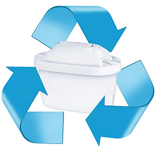 Modohe 6 Cartuchos Filtrantes para el Agua, Compatible con BRITA MAXTRA+, Filtro de Agua, Reducen la Cal y el Cloro, 6 Unidades, Blanco