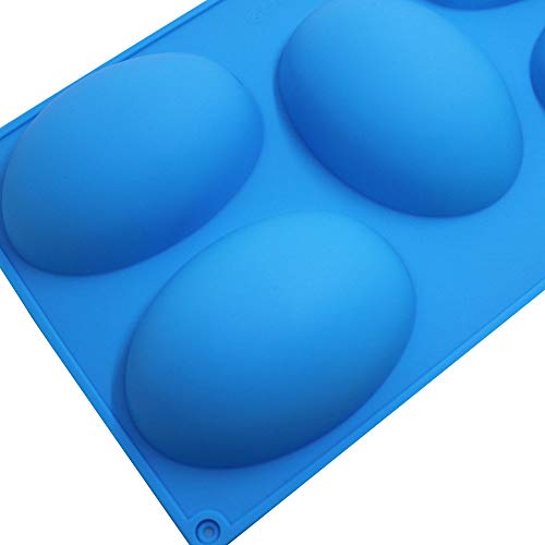 Molde de silicona para huevos de Pascua de SourceTon, molde de silicona para hornear, molde para galletas, chocolate, bandeja para cubitos de hielo, molde para jabón