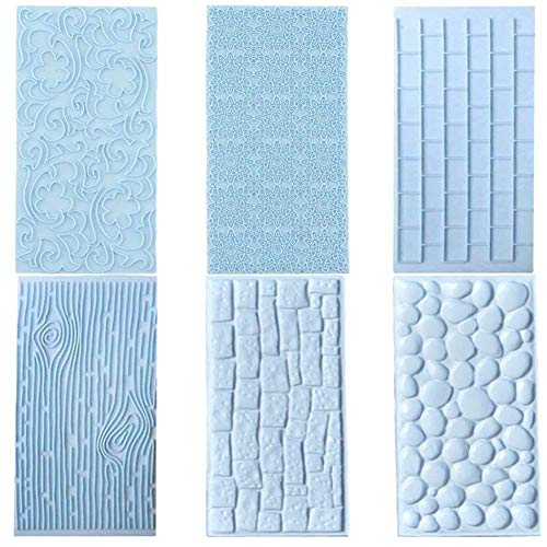 Moldes de silicona para decoración de tartas de fondant, chocolate, helado, pasteles, jabón, arcilla 3D, molde para hornear