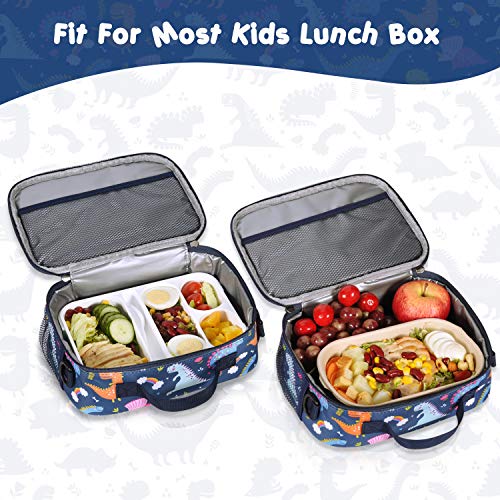 Momcozy Bolsa Merienda Infantil, Bolsa Térmica para el Almuerzo de Aislada con Correa, Bolsa Almuerzo Infantil, Portátil Bolsa Termica Comida Infantiles para Escuela/Picnic/Viaje