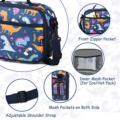 Momcozy Bolsa Merienda Infantil, Bolsa Térmica para el Almuerzo de Aislada con Correa, Bolsa Almuerzo Infantil, Portátil Bolsa Termica Comida Infantiles para Escuela/Picnic/Viaje