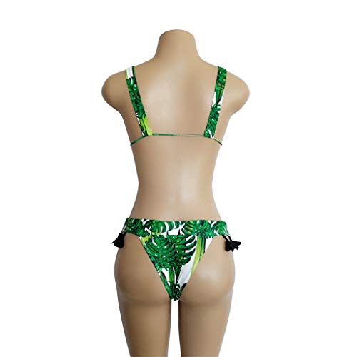 MOMOXI Bikini Playa Mujer, Bikini de Mujer Sexy Conjunto Traje de baño Estampado Push-up Traje de baño Acolchado 2019 Novedad de Moda Caliente Ropa de Mujer Bohemia Ropa de Playa Impresión Sexy Traje