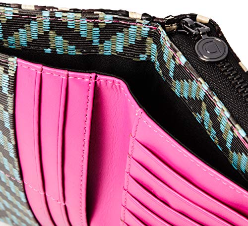 Monedero para mujer Desigual Mone Queen Miracle Maria 20saya02, Negro
 (Negro) - 20SAYA02