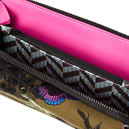 Monedero para mujer Desigual Mone Queen Miracle Maria 20saya02, Negro
 (Negro) - 20SAYA02