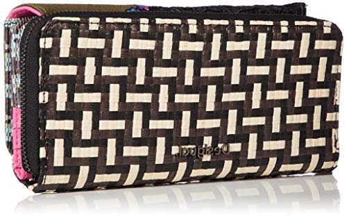 Monedero para mujer Desigual Mone Queen Miracle Maria 20saya02, Negro
 (Negro) - 20SAYA02