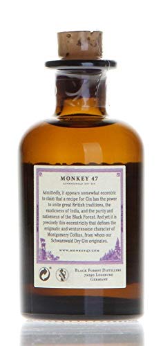 Monkey 47 Schwarzwald Dry GinebraMiniatur, 6 x 50 ml