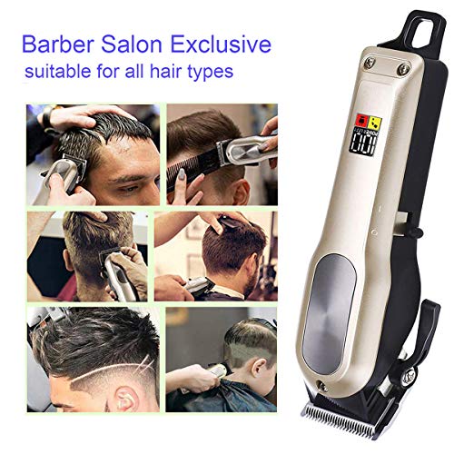 Monlida Cortapelos Profesional Hombre, Cuchilla Cerámica, Máquina para Cortar Pelo, Inalámbrica Recargable