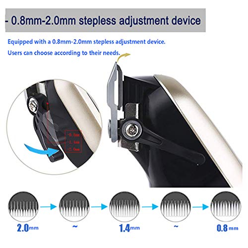 Monlida Cortapelos Profesional Hombre, Cuchilla Cerámica, Máquina para Cortar Pelo, Inalámbrica Recargable