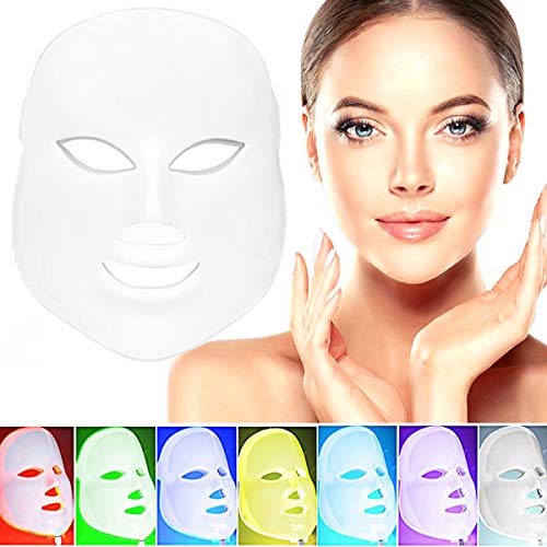Monlida LED 7 color para la terapia para el rejuvenecimiento saludable de la piel, antienvejecimiento, arrugas, colágeno, blanqueo de rejuvenecimiento de cicatrices