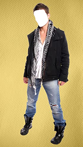 Montaje de fotos de moda de hombre