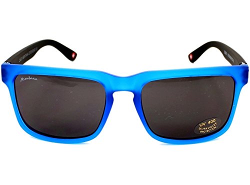 MONTANA S26 Gafas, Multicolor (Azul/Lentes Humo), Talla única Unisex Adulto